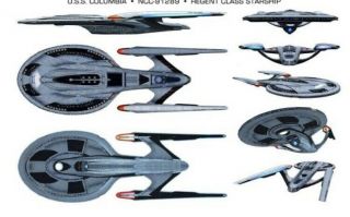 Star Trek 3d Print Ship Starship Regent Class