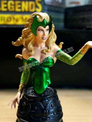 Bowen Designs Enchantress Bust Marvel Statue From The Mighly Thor Comics