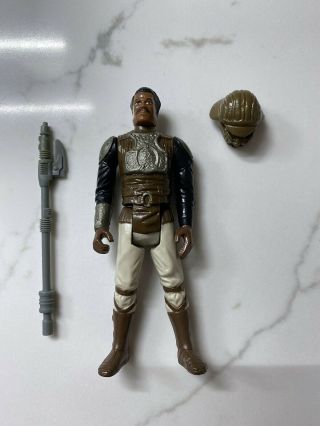Vintage 1983 Kenner Star Wars Lando Skiff Guard Figure Return Of The Jedi 3.  75 "