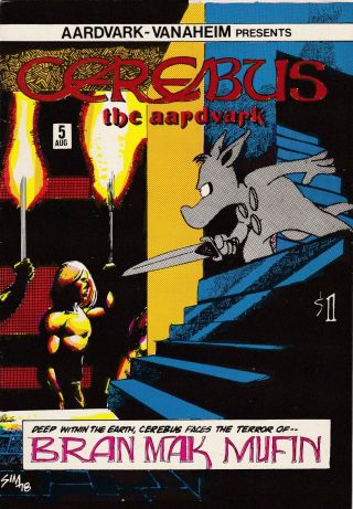 Cerebus The Aardvark 5 (vf,  Signed By Sim) And 6 (nm) 1978 Dave Sim Story & Art