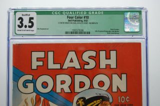 Flash Gordon Four Color 10 (Dell 9/42) CGC 3.  5 Green Label 1940 Alex Raymond 3