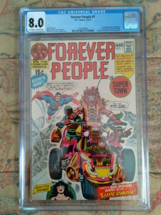Forever People 1 Cgc 8.  0 First Full Darkseid
