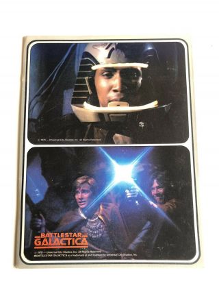 Vintage 1978 Battle Star Galactica School Folder