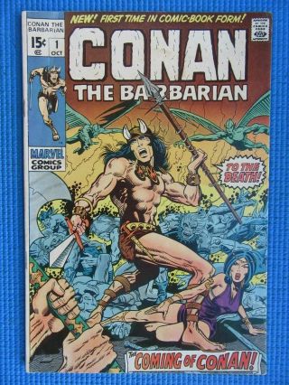 Conan The Barbarian 1 - (vf -) - Origin & 1st App Of Conan - 1st App King Kull