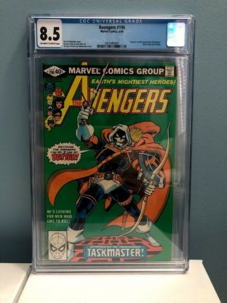 Avengers 196 Cgc 8.  5 Origin 1st Appearance Of Taskmaster Black Widow Movie