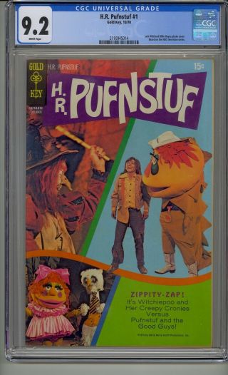 H.  R.  Pufnstuf 1 Cgc 9.  2 Dell Gold Key White Pages