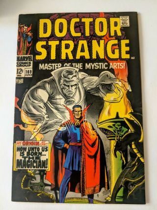 Doctor Strange 169 (jun 1968,  Marvel) First Solo Series Origin Retold,  Vn - Vf