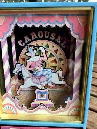 1996 Koji Murai Carousel Clown Wind - Up Music Box A Kiss Is Just A Kiss Bogart