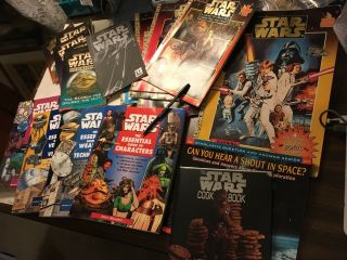 20 Star Wars Books By $120,  Cook Book,  Coloring,  Missions Books,  More