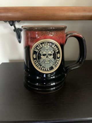 Death Wish Coffee Valhalla Java Tankard Mug 2018 16 Oz Deneen Pottery