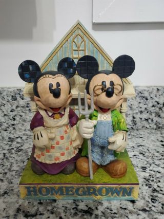 Jim Shore Disney Traditions Mickey Minnie Mouse Homegrown 4006882