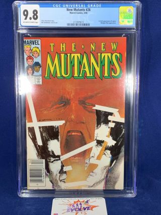 Mutants 26 Newsstand Cgc 9.  8 Ow/w 1st Appearance Of Legion 1985 Fx Tv Series