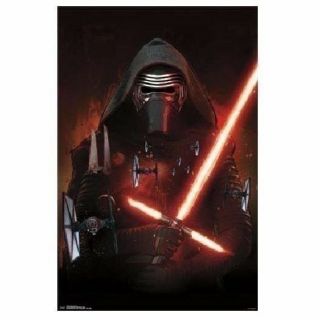 Star Wars Force Awakens Kylo Ren Poster 22 X 34
