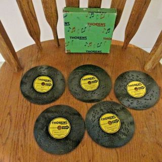 5 Thorens Music Box Discs.