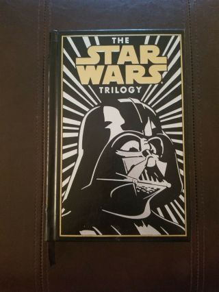 The Star Wars Trilogy Del Rey Black & Silver Leather Bound Hardcover Book