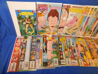 Beavis and Butthead 1 - 28 Complete Series Set Wizard Ashcan Marvel Age 134 2
