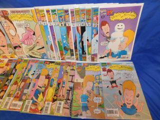 Beavis and Butthead 1 - 28 Complete Series Set Wizard Ashcan Marvel Age 134 3