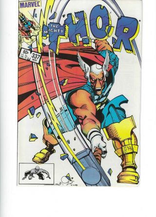 The Mighty Thor 337 (nov 1983 Marvel) 1st Appearance Of Beta Ray Bill See Scans