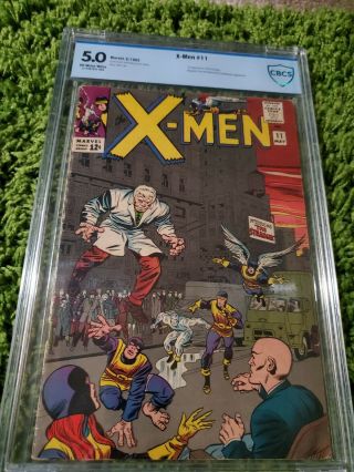 X - Men 11 Cbcs 5.  0 Ow/w First Appearance Of The Stranger Key Issue 1965
