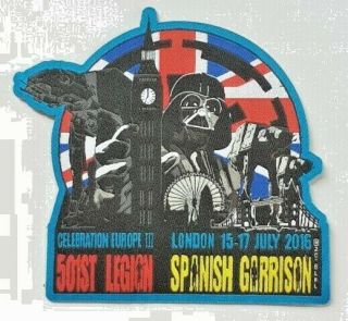 Star Wars Patch 501st Legion Spanish Garrison Celebration Europe Iii London