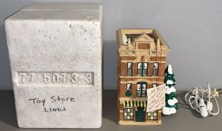 T Dept 56 The Snow Village Toy Store Department Lighted