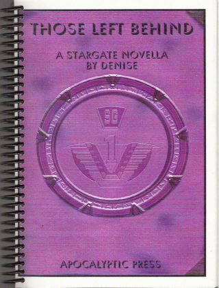 Stargate Sg - 1 Fanzine Those Left Behind