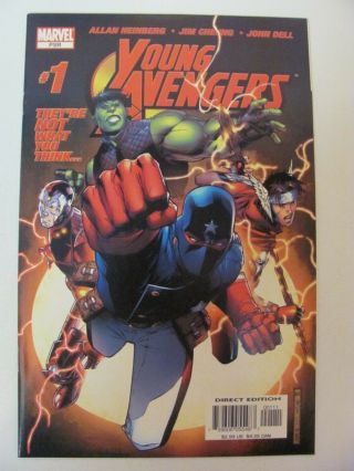 Young Avengers 1 Marvel Comics 2005 Series 1st App Kate Bishop 9.  6 Near,
