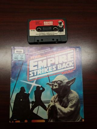 Vintage Star Wars The Empire Strikes Back 24 Pg Read - Along Book And Cassette