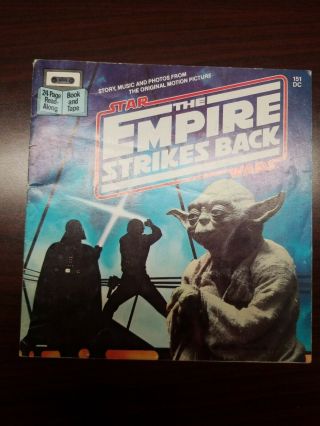 Vintage Star Wars The Empire Strikes Back 24 Pg Read - Along Book And Cassette 2