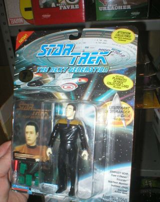 Star Trek Tng Lt.  Commander Data In Movie Uniform,  7th Season,  Playmates