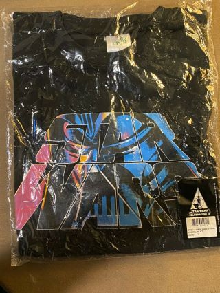 Star Wars Celebration Iv Rare Darth Vader T - Shirt Size L