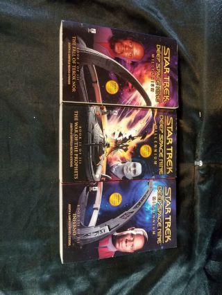 Star Trek Deep Space Nine: Millennium Series - Complete 3 Book Set - Pb