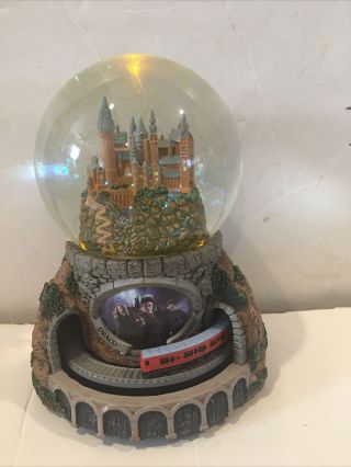 Harry Potter Journey To Hogwarts Illuminated Glitter Globe