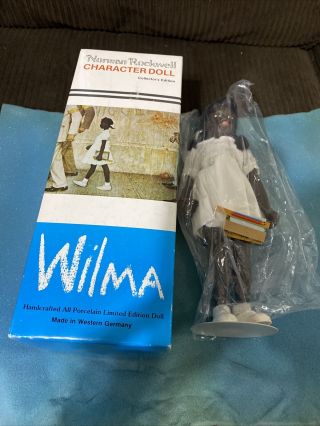 Wilma Norman Rockwell Porcelain Doll Collector 