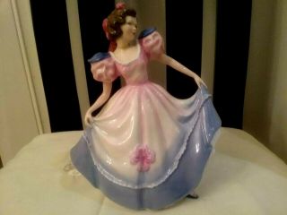 Royal Doulton Angela Figurine Hn3419 By Nada M.  Pedley,  1992 (pre - Owned)
