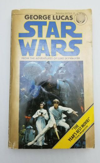 Vintage 1976 Star Wars Paperback George Lucas