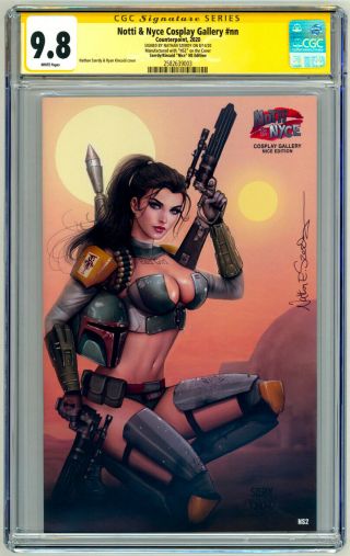 Ns2 Cgc Ss 9.  8 Signed Nathan Szerdy Art Notti & Nyce Cosplay Gallery Variant
