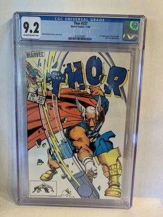 Thor 337 (nov 1983,  Marvel) Cgc 9.  2