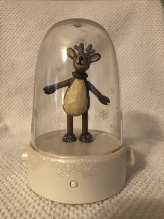 Hallmark Happy Tappers Reindeer 2008 Dancing Holiday Animated Globe Great