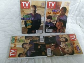 Tv Guide Star Trek Deep Space Nine 4 Collector Signature Covers 1999 Vol 47 Nm