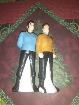 Classic Star Trek Captain Kirk And Mr.  Spock Salt And Pepper Shakers 2011