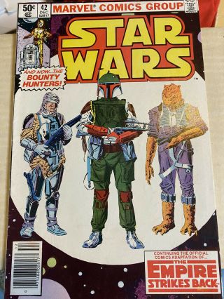 Star Wars 42 (dec 1980,  Marvel) Vf - Nm