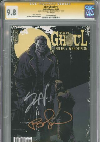 The Ghoul 1 Cgc 9.  8 Ss Signed By Bernie Wrightson And Steve Niles