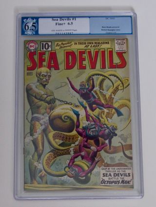 Sea Devils 1 Pgx (like Cgc) 6.  5 Silver Age Comic