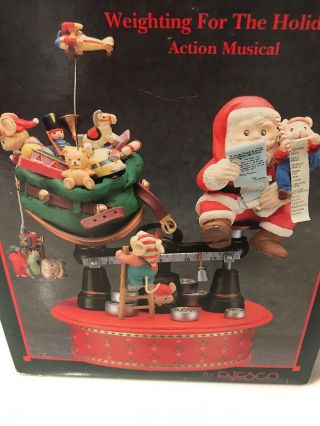 Enesco Small World of Music Weighting For The Holidays Wind - Up Action Musical 2