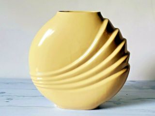 Haeger Art Deco Vase,  Royal Haeger Pottery,  Hickman Pottery,  Beige 10” Tall