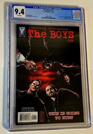 The Boys 1 1st Print - Cgc 9.  4 (wildstorm,  2006)