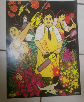Spooky Empire Texas Chainsaw Massacre Leatherface 18x24 Poster Limited Edition
