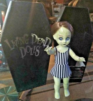 Living Dead Doll " Faith " With Coffin Box & Cert Of Authenticity Extremely Rare