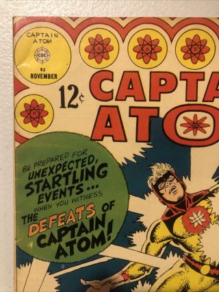 Captain Atom 83 Charlton Comics Nov 1966 Steve Ditko 1st App Blue Beetle (E1) 2